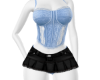 Corset Set Blue