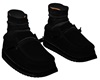 |L| Suede Loafers Black