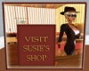 Susie's Shop Sign
