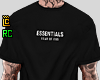 r. Ess. shirt +Tts black