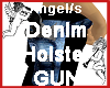 Angels Denim Holster Gun