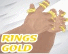 L/R GOLD+FULLHAND RINGS