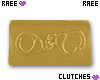 ® Gold HandCuff Clutch