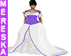 Bebe Purple Wedding Gown