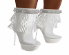 White Flange Boots