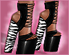 O♔ Zebra Heels