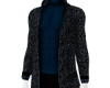 Sequin Woolen Overcoat