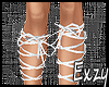 [E] Strappy Sandals Whit