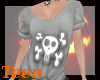 X!Hllwn Teen Skull Top