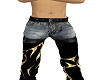 GOLD WOLF TRIBAL CHAPS