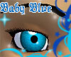 Shimmery baby blue eyes