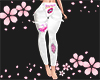 Overall Jeans White Rll