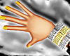 PZ::male gold nails
