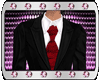  CD Suit Black Red Tie T
