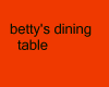 betty's dining table