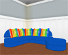 Rainbow Sectional Couch