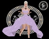 R.L Dress Purple Luxo