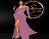 dress velvet pink