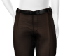 BROWN ON POINTE SLACKS