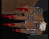 red nails