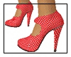Flamenca Red&White Heels