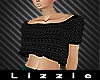 *L* Knit Pullover Black