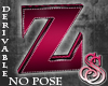 Pink Letter Z No Pose