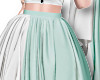 Multicolor Mint Skirt