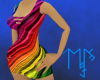 )L( BM Rainbow dress