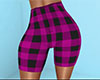 Pink PJ Shorts Plad Lg F