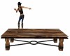 WOODEN DANCE TABLE