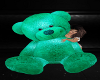 Single Cuddle Teal Bear