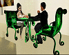 Green couple table