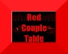 Red Couples Table