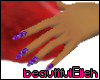 Beautiful Purple Nails