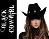 BLACK Cowgirl Hat 1