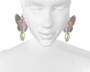 Butterfly pearl Earrings