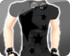 {s}Black star shirt