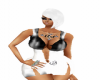 Grey/White MiniN Dress
