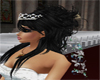 bridal tiara with veil