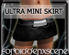 Belted Black Micro Skirt