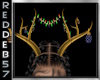 Christmas Antlers Gold