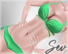 *S Green Bikini