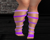 Sexy Purple Feet Ribbon