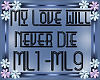 My Love Will Never Die