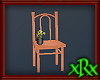 Chair w/Flower Pot