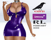 Latex Dress Purple RL