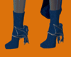 !   ROYALTY  BLUE  BOOTS