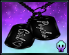 Psycho Girl Dog Tags