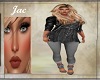 J~LTHR JCKT N TUNIC GREY